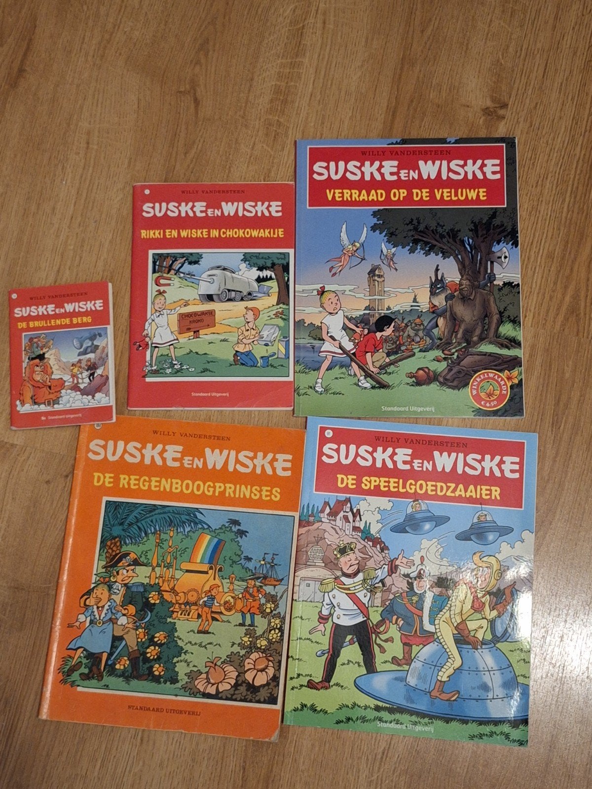 Suske en Wiske stripboeken - 5-delige collectie, Boeken, Stripboeken, Meerdere stripboeken, Ophalen of Verzenden, Gelezen