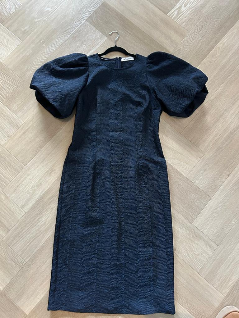 Donkerblauwe jurk cocouture, Maat 38/40 (M), Blauw, Nieuw, Ophalen of Verzenden