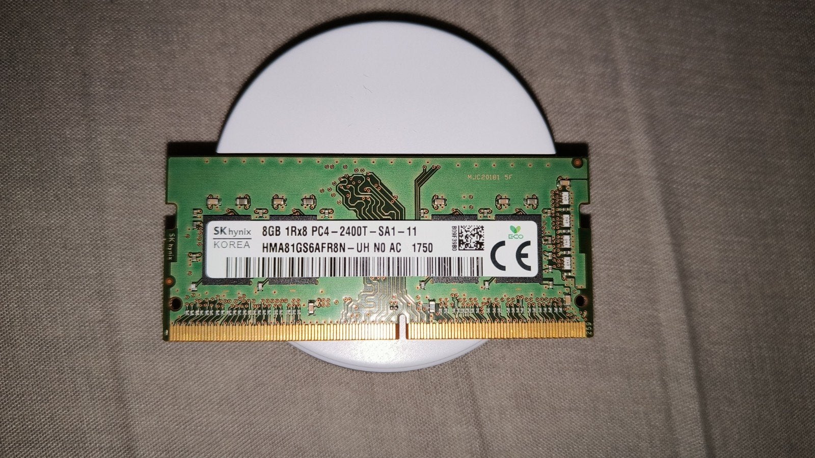 SK Hynix 8GB DDR4 RAM PC4-2400T Laptop Geheugen, Gebruikt, DDR4, 8 GB, Ophalen of Verzenden