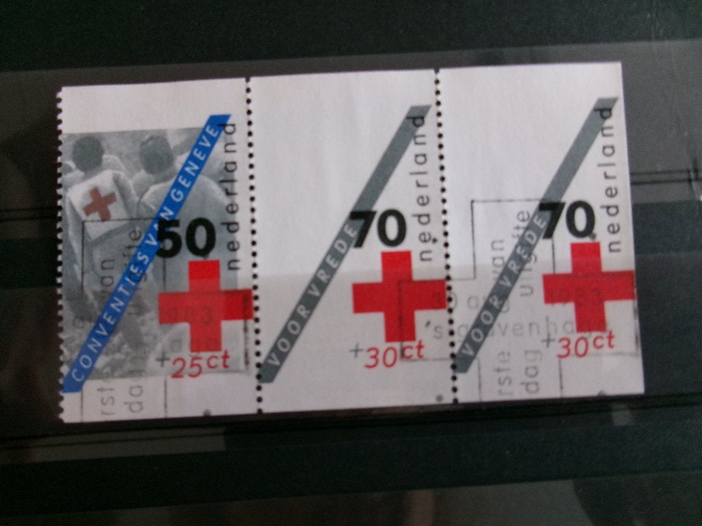 1983 - rode kruis uit pb-29 (9b), Postzegels en Munten, Ophalen of Verzenden, Gestempeld