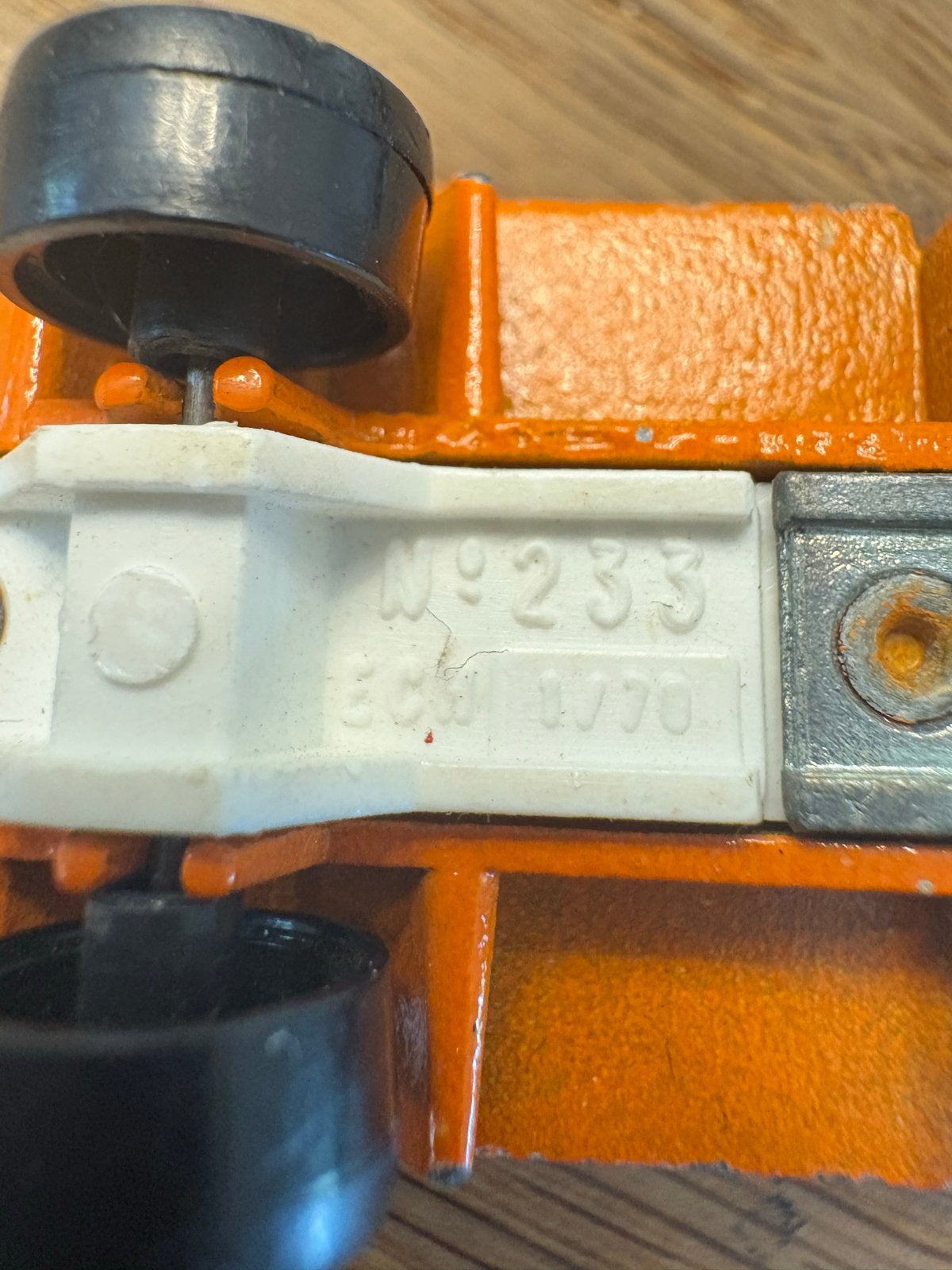 Vintage Majorette Mercedes Trax Publics nr. 233, schaal 1:70, Ophalen of Verzenden, Gebruikt
