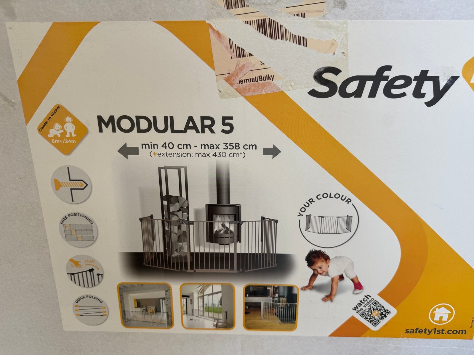 Safety First Modular 5 Veiligheidshek/ Traphek/ Haarhek, Ophalen, Gebruikt, Overige typen, 115 cm of meer
