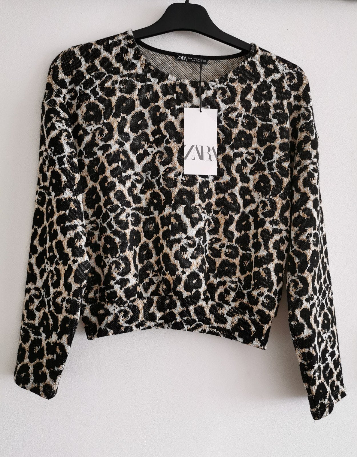 ZARA trui met dierenprint mt. M, Maat 38/40 (M), Overige kleuren, Verzenden, Zara