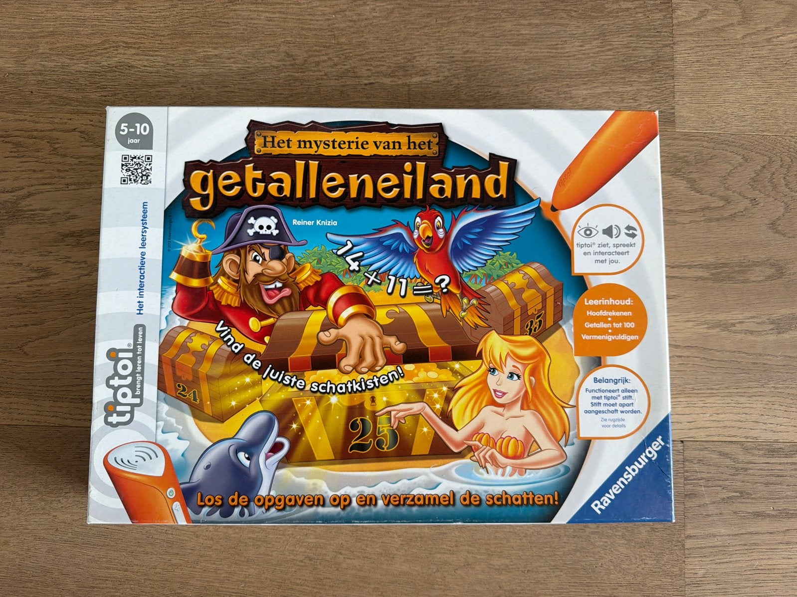 Tiptoi Het Mysterie van het Getalleneiland (5-10 jaar), Ophalen of Verzenden, Gebruikt, Rekenen