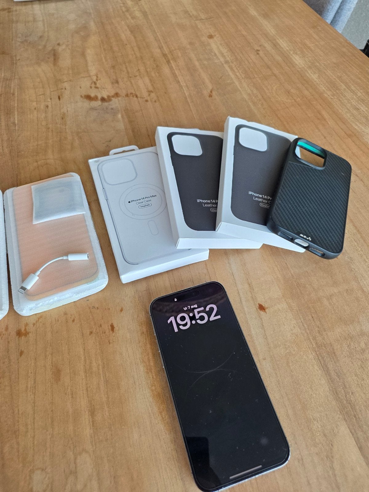 iPhone 14 Pro Max 128GB Paars | Nieuwstaat + Hoesjes, 128 GB, Paars, Ophalen of Verzenden, Zo goed als nieuw