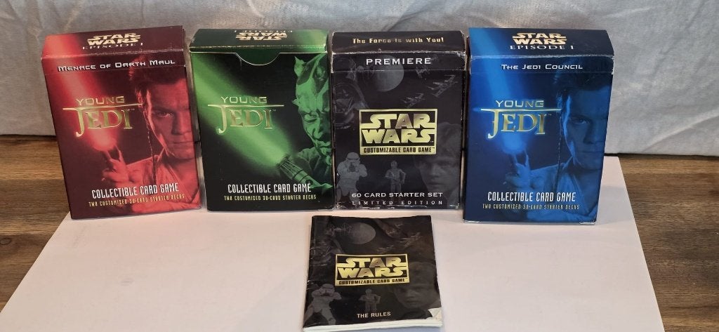 Star Wars 1995 starter deck en expansies CCG, Ophalen of Verzenden, Zo goed als nieuw, Overige typen