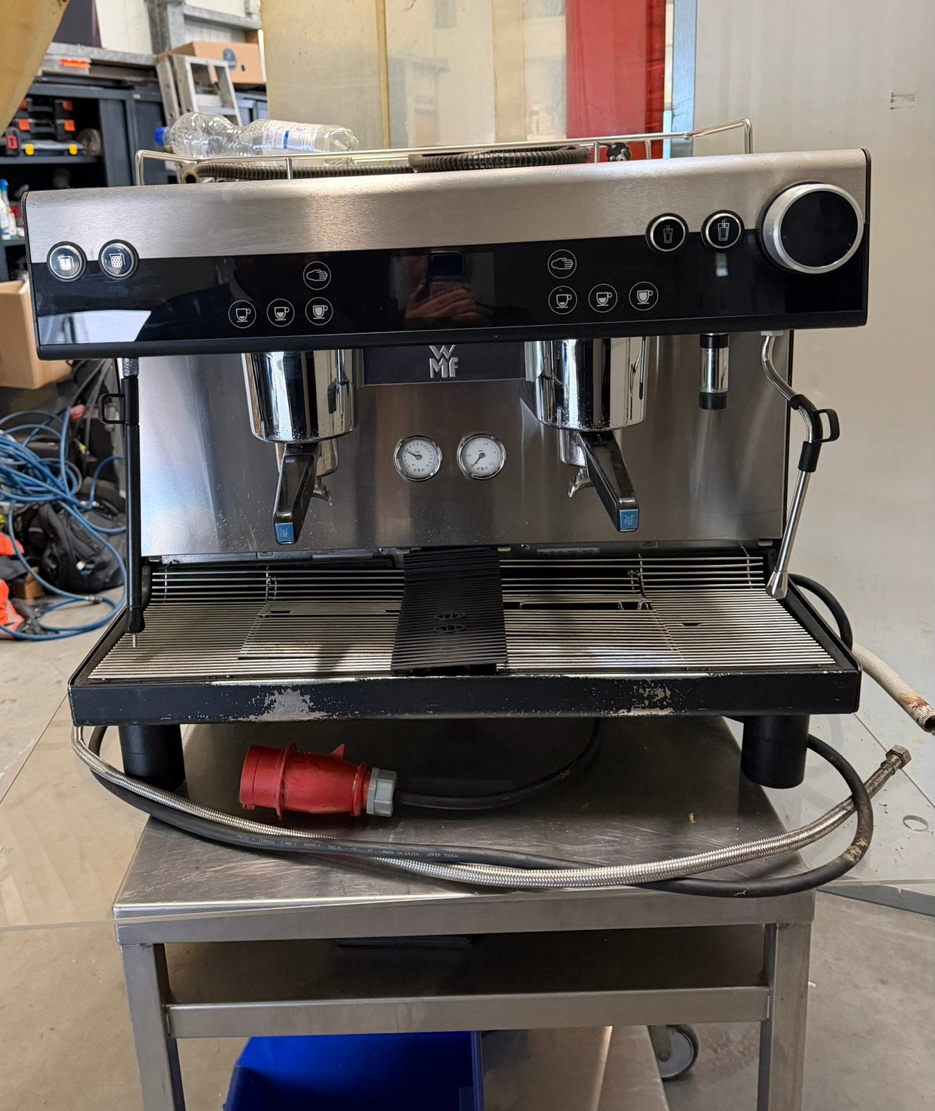 WMF Espresso Espressomachine / Pistonmachine 2-groeps, Witgoed en Apparatuur, Ophalen, Gebruikt, ., WMF
