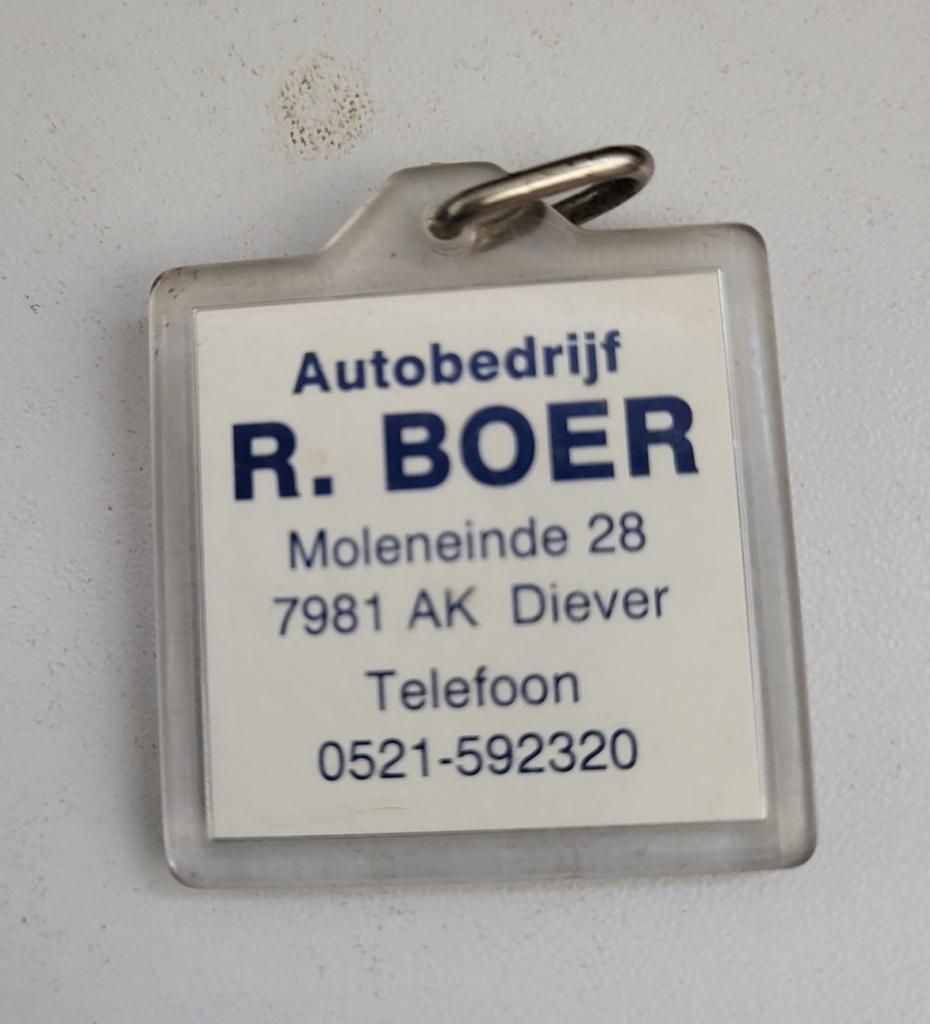 Nissan Sleutelhanger Autobedrijf R. Boer Diever, Ophalen of Verzenden, Gebruikt, Merk