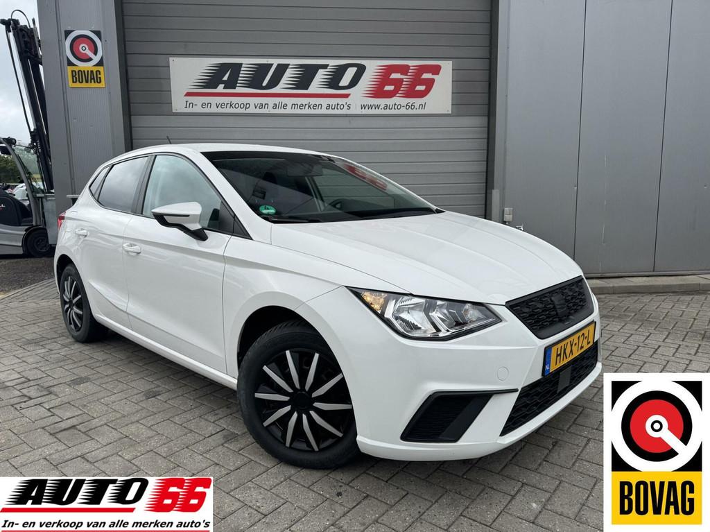 Seat Ibiza 1.0 TSI Excellence 95pk APK 04-2027, Stof, Gebruikt, Zwart, 95 pk