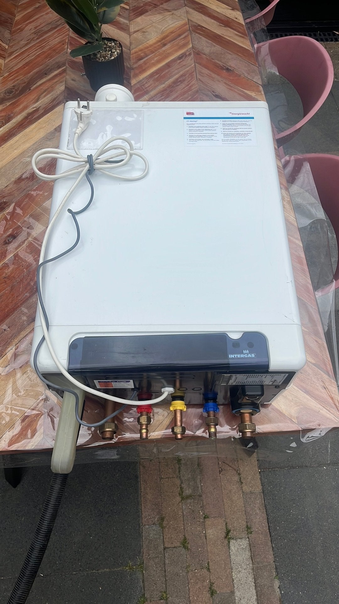Intergas CV ketel, Ophalen, Gebruikt, Geiser, Minder dan 20 liter