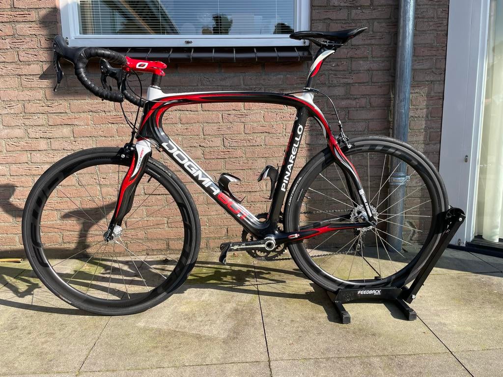 Racefiets / Pinarello Dogma 60.1 Carbon Chorus FFWD wielen, 28 inch, Gebruikt, Carbon, 10 tot 15 versnellingen