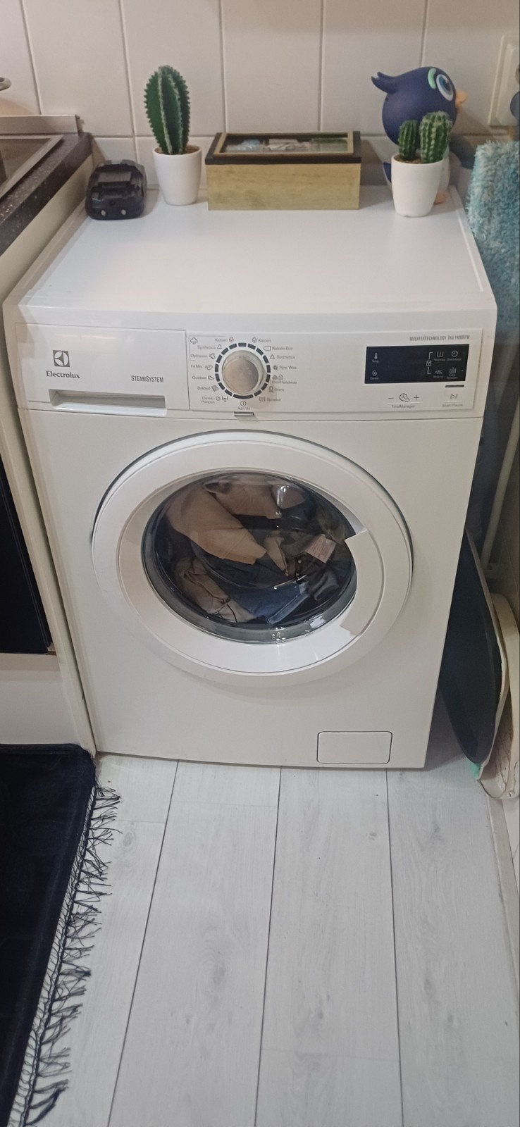 Electrolux  wasmachine 7 kg SteamSystem, Witgoed en Apparatuur, Ophalen of Verzenden, 1200 tot 1600 toeren, 85 tot 90 cm