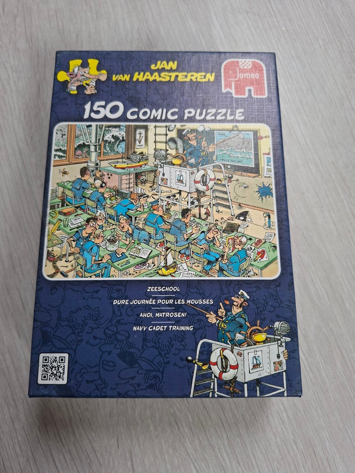 Jan van Haasteren zeeschouw 150 stukjes, Ophalen of Verzenden, Minder dan 500 stukjes, Gebruikt, Legpuzzel