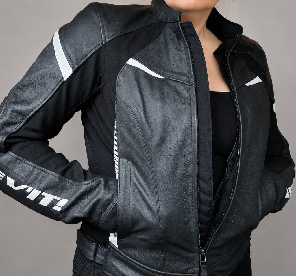 REV'IT! Dames Leren Motorpak Tweedelig - Z.G.A.N. € 500,00, Motoren, Ophalen, Revit REV’IT, Combipak, Dames