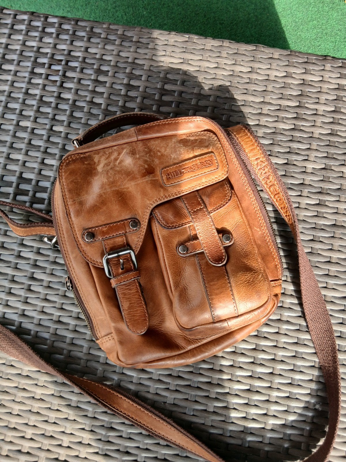 hillburry tas bruin, Verzenden, Gebruikt, Bruin, Overige merken