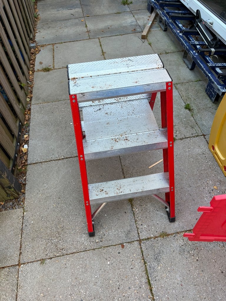 Altrex trap  dubbele trap, Ophalen, Gebruikt, Rvs, Overige typen