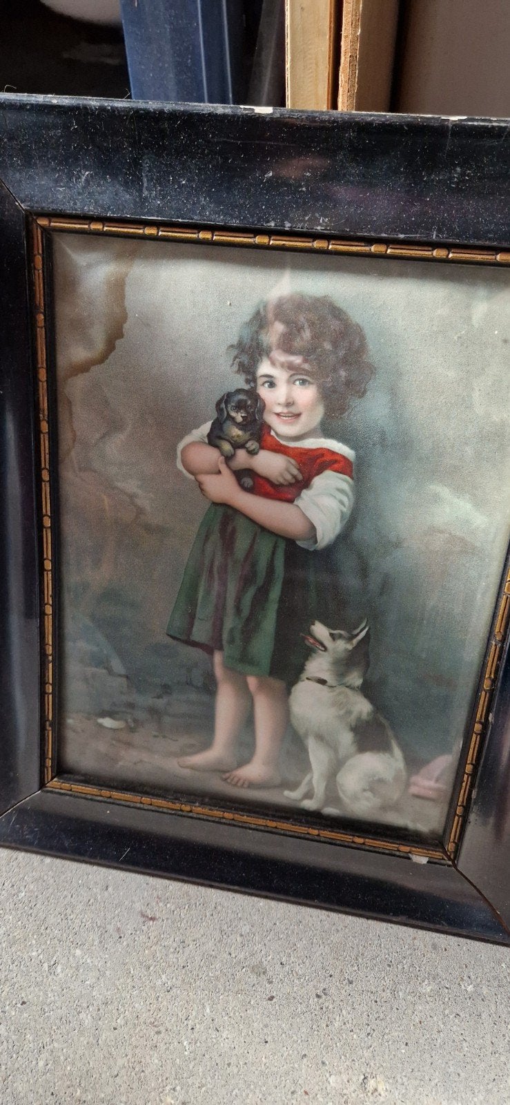te koop div oude  kleine schilderijtjes, Ophalen of Verzenden