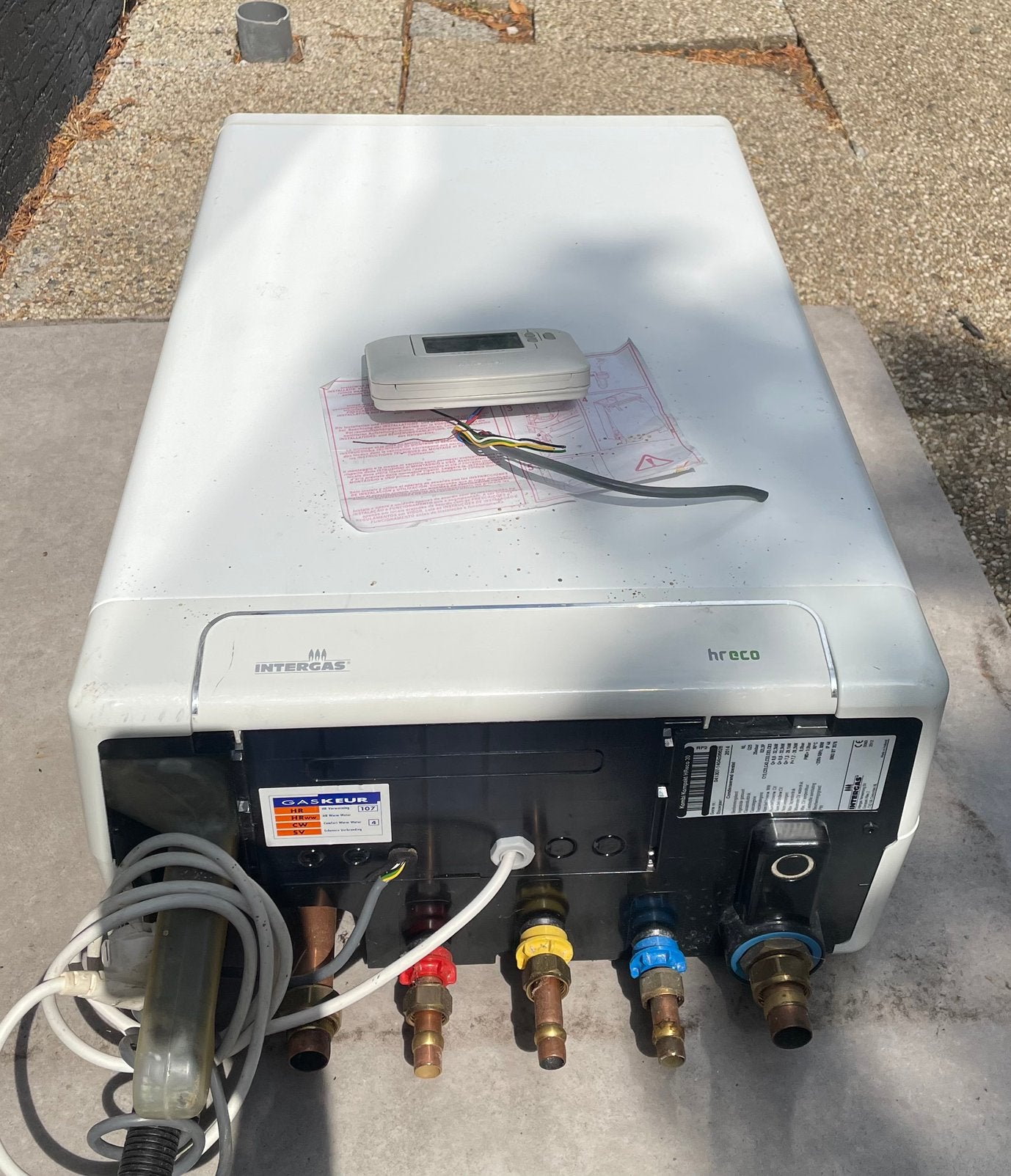 Cv ketel Intergas compleet!, Ophalen, Geiser, Minder dan 20 liter, Minder dan 3 jaar oud