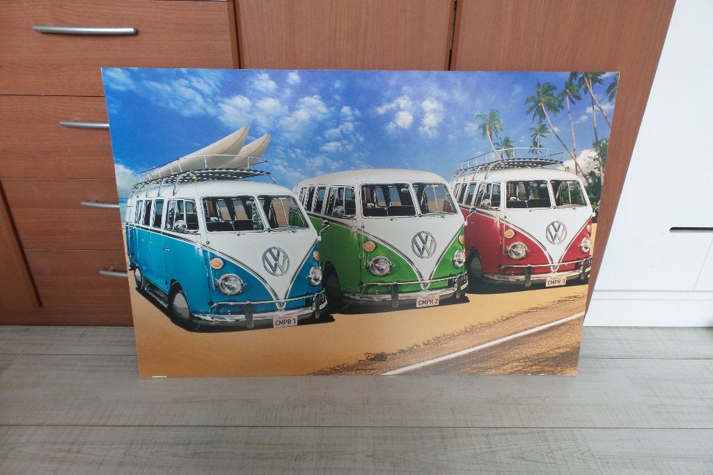 volkswagen prent wandbekleding, Ophalen, Zo goed als nieuw, Voor 1940, Prent