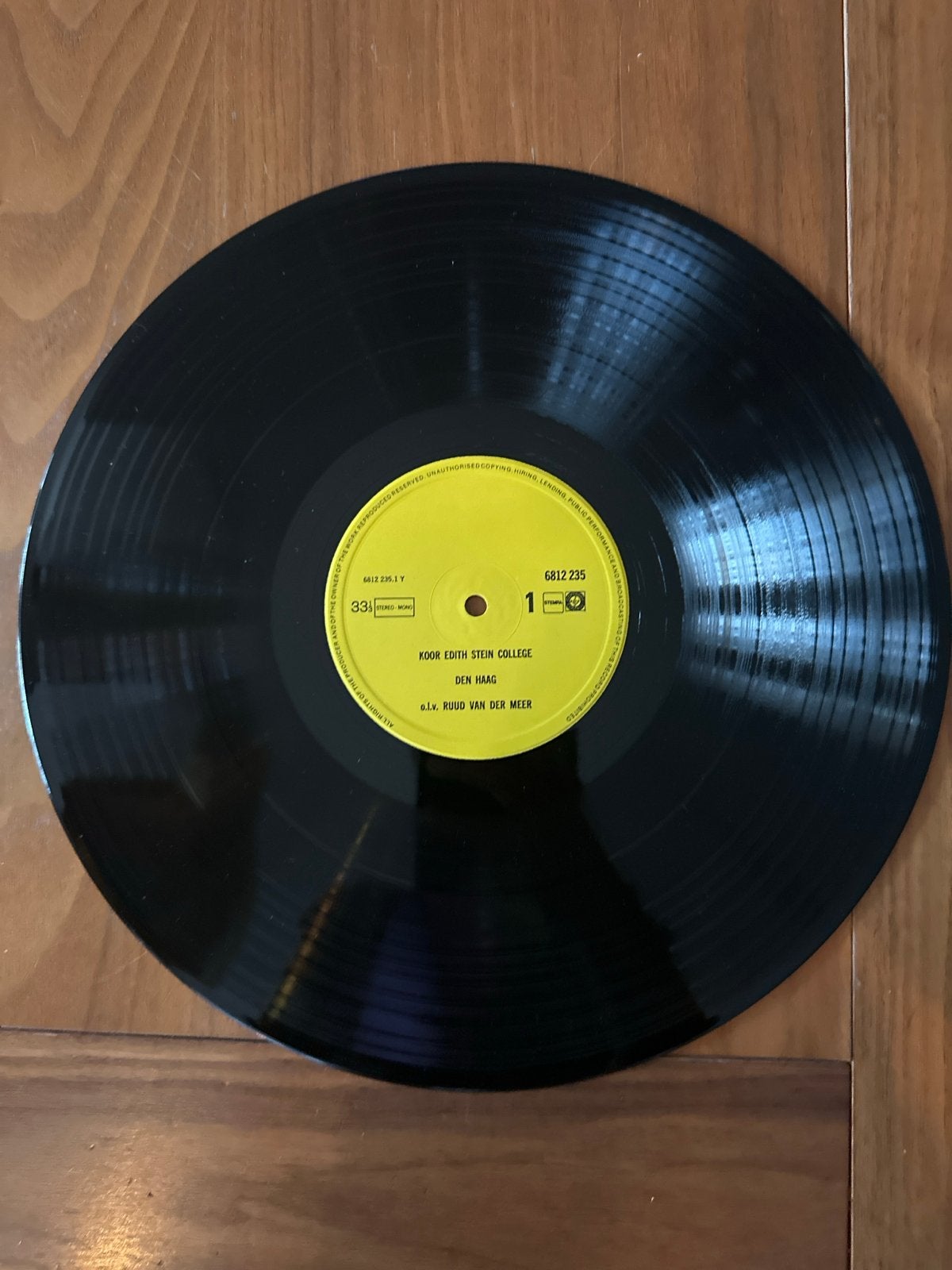 Koor Edith Stein College - Den Haag LP (Klassiek), LP, Gebruikt, Overige componisten, Modernisme tot heden