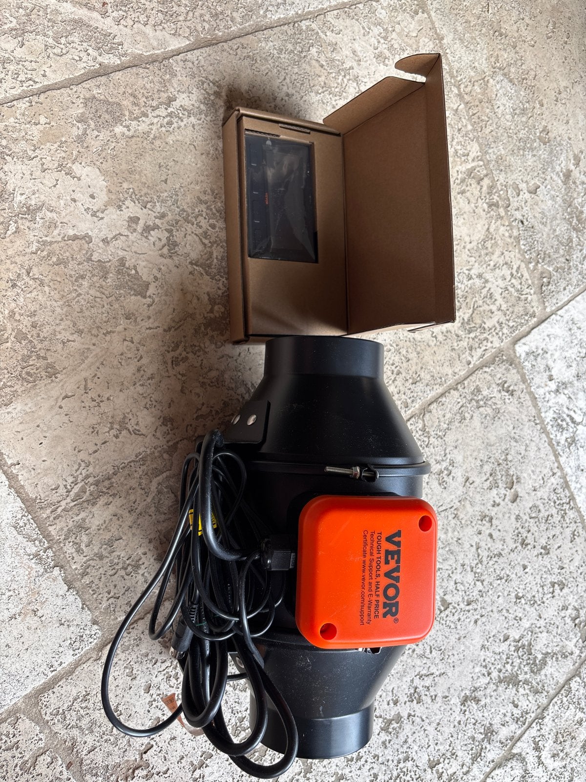 Buisventilator 100mm met Smart Controller - VEVOR, Ophalen of Verzenden, Nieuw, Ventilator en Afzuiger