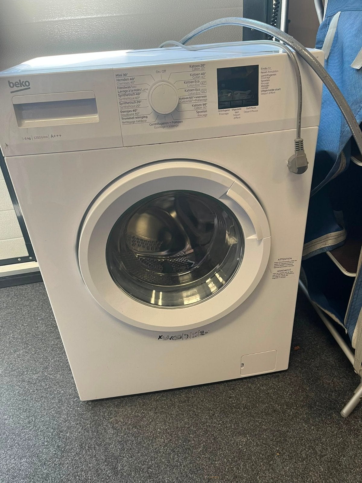 Beko Wasmachine 6kg 1200 toeren A+++, Ophalen, 1200 tot 1600 toeren, Gebruikt, Energieklasse A of zuiniger