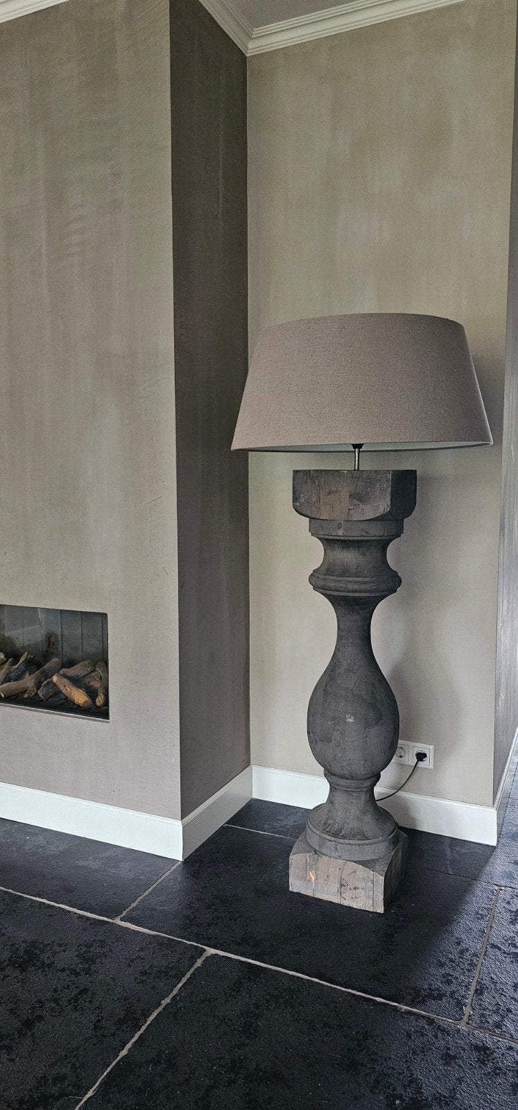Staande baluster vloerlamp, Ophalen, Zo goed als nieuw, 150 tot 200 cm
