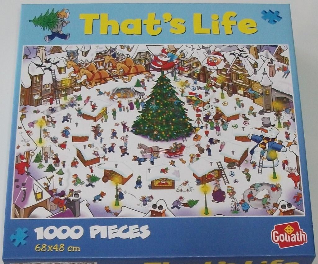 Puzzel *** CHRISTMAS *** 1000 stukjes That's Life, Ophalen of Verzenden, 500 t/m 1500 stukjes, Zo goed als nieuw, Legpuzzel