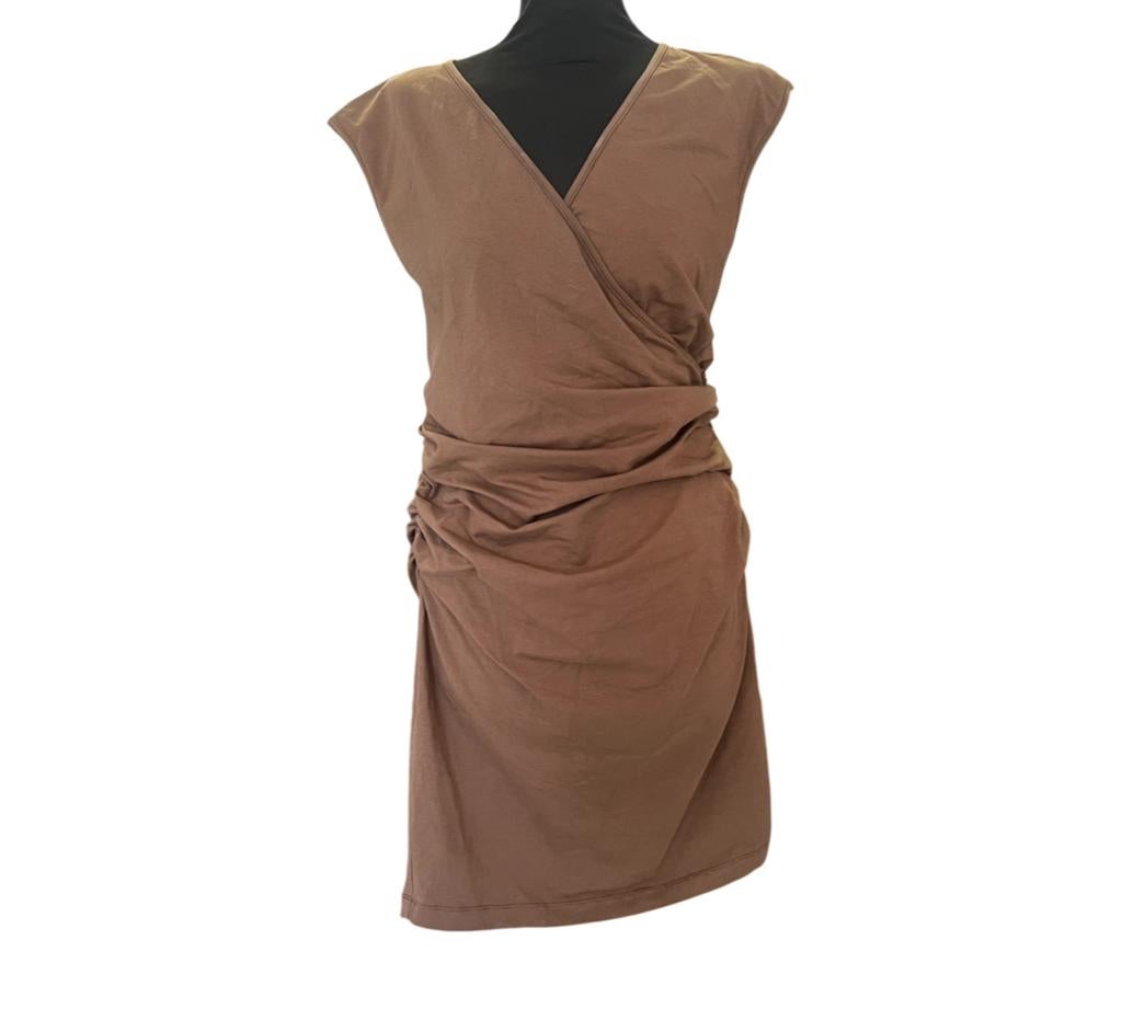 Carola van Benthum jurk met legging bruin maat  L, Kleding | Dames, Ophalen of Verzenden, Zo goed als nieuw, Maat 38/40 (M), Bruin