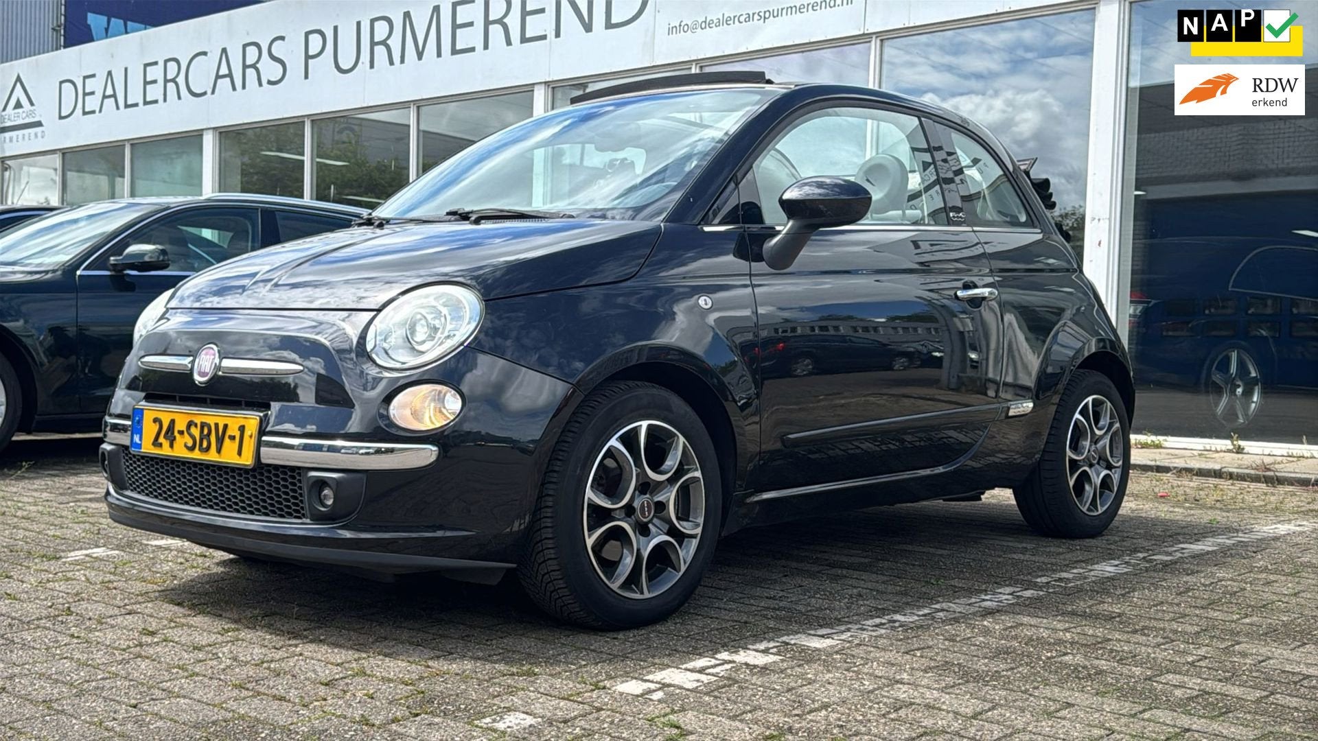 Fiat 500 C 0.9 TwinAir Lounge, Auto's, Fiat, Euro 5, 86 pk, Gebruikt, Cabriolet