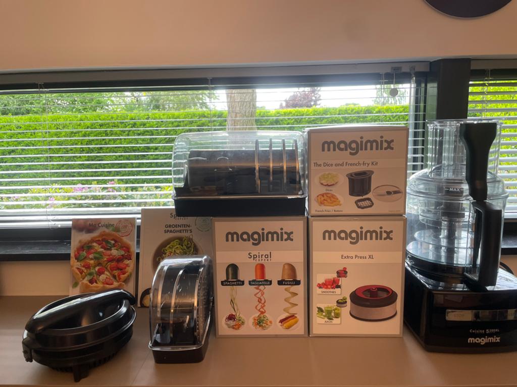 Magimix 5200 XL, Witgoed en Apparatuur, Keukenmixers, Zo goed als nieuw, 4 liter of meer, 2 snelheden, Vaatwasserbestendig, Ophalen of Verzenden