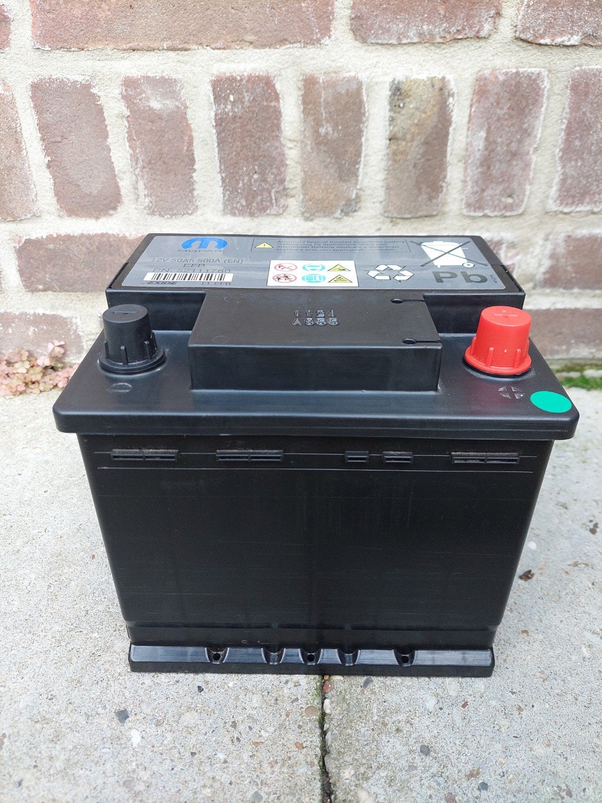 Gebruikte Exide accu ! 12 volt / 500 A\ 50 ah /Prijs €19,50, Gebruikt, Universele onderdelen