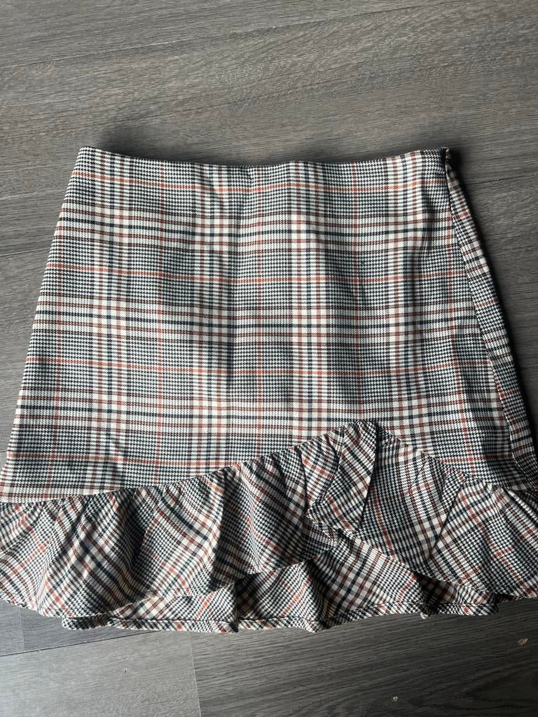 Nieuw Exept geruite rok met ruches - Maat M, Kleding | Dames, Rokken, Maat 38/40 (M), Overige kleuren, Nieuw, Ophalen of Verzenden