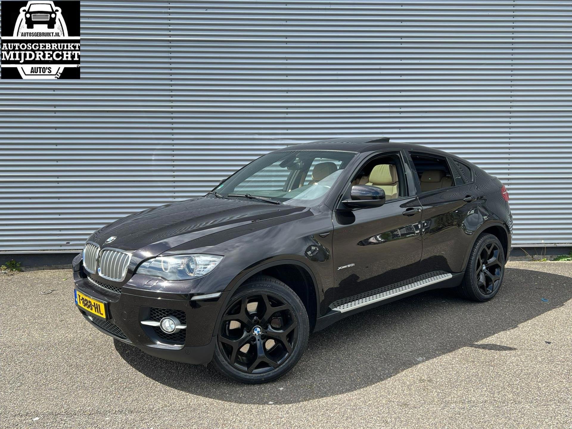 BMW X6 XDrive50i High Executive / 1e Eig / Pano / Navi / cru, Auto's, Dealer onderhouden, 8 cilinders, 4395 cc, Zwart