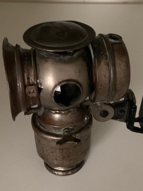 carbid lamp, Ophalen