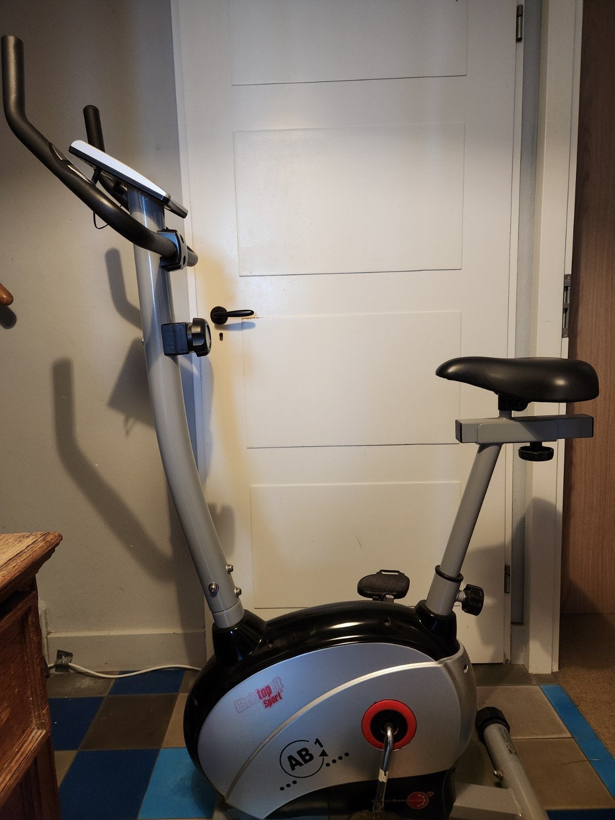 Christopeit Sport AB 1 Hometrainer fiets, Ophalen, Gebruikt, Metaal, Benen