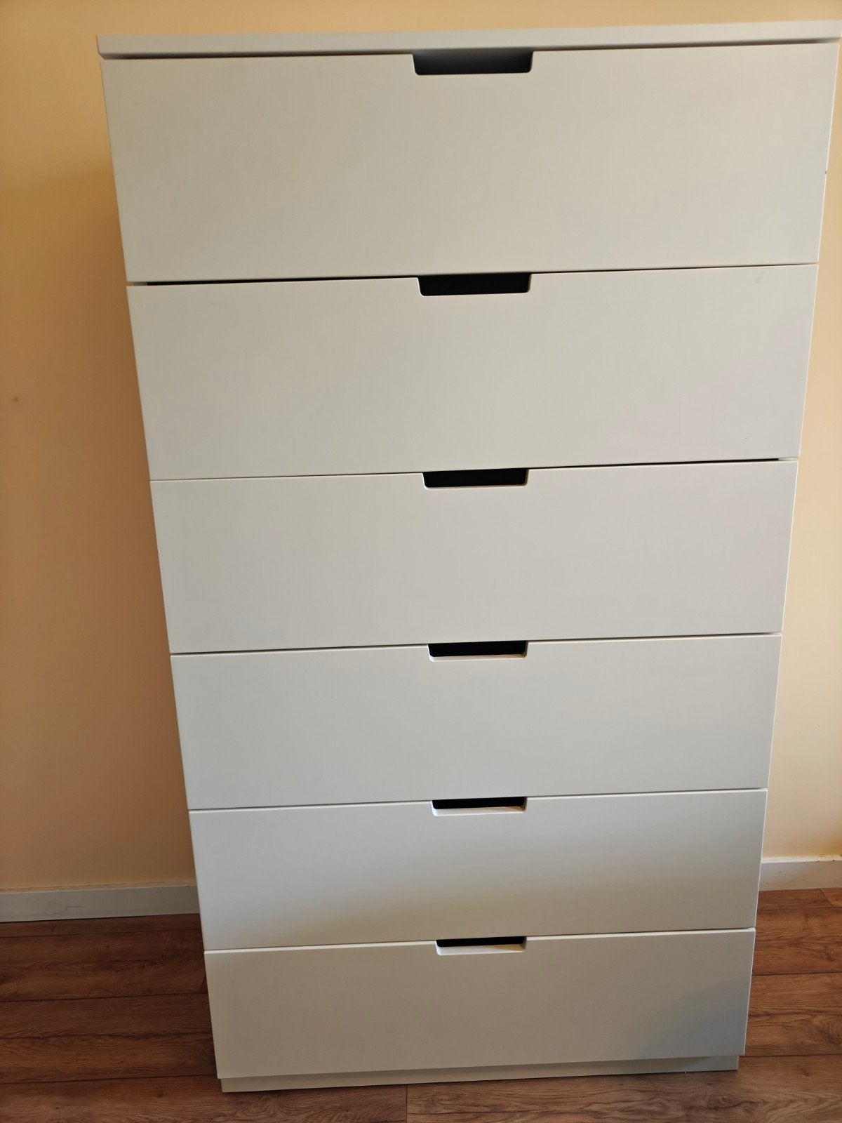 Ladekast wit - 143x80x43 cm, Huis en Inrichting, Kasten | Ladekasten, Ophalen, Overige materialen, Gebruikt, 5 laden of meer