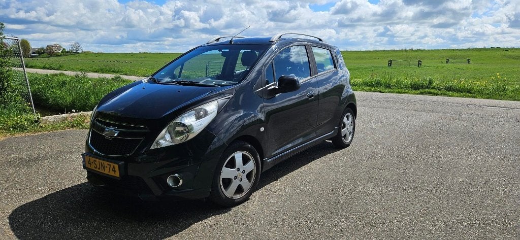 Chevrolet Spark Sport uitvoering 1.2 2012 Zwart, Voorwielaandrijving, Stof, 0 kg, Zwart
