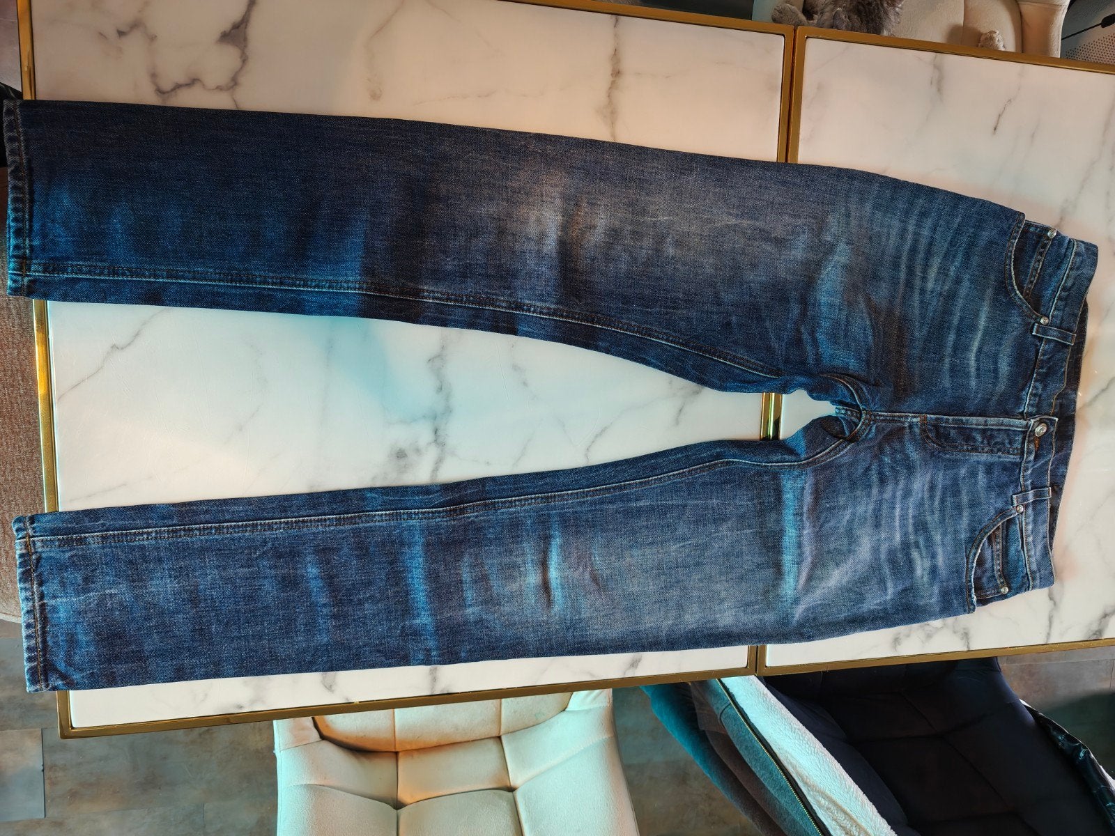 Balmain Paris jeans maat 30, Kleding | Heren, Balmain, Blauw, Overige maten, Ophalen of Verzenden