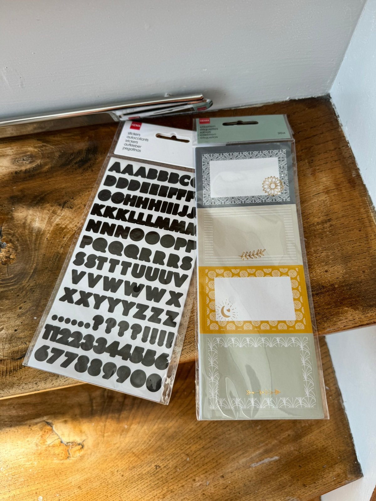 Stickers: letters + labels, Ophalen of Verzenden, Nieuw