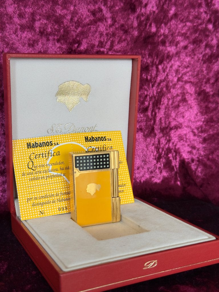 Vintage S.T. Dupont Gatsby Cohiba Lighter-Limited Edition, Ophalen of Verzenden, Gebruikt, Aansteker