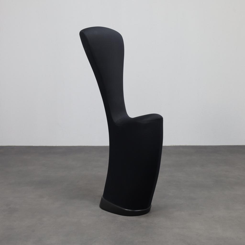 Tip-Up stoel Design by Ligne Roset (jaren 90), Huis en Inrichting, Stoelen, Ophalen, Stof, Zwart, Design