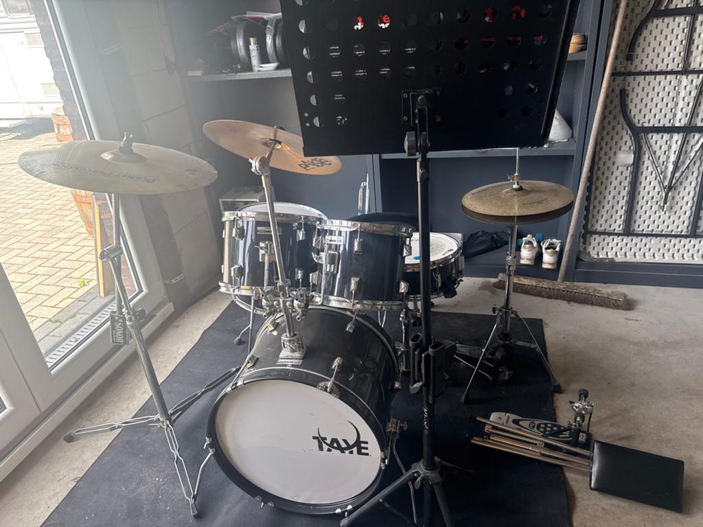 TAYE Spotlight Drumstel met bekkens en accessoires, Ophalen, Gebruikt, Overige merken