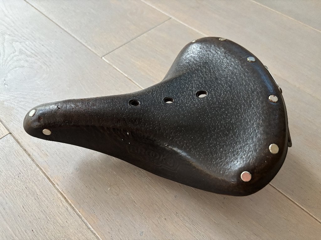 Brooks B66 zadel, Gebruikt, Leer, Ophalen of Verzenden, Elektrische fiets