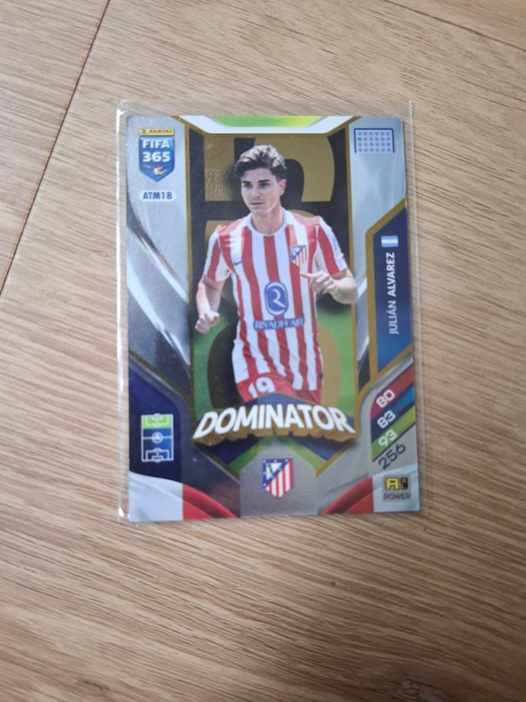 FIFA 365 Panini Adrenalyn XL Julián Álvarez, Ophalen of Verzenden, Zo goed als nieuw, Buitenlandse clubs, Poster, Plaatje of Sticker