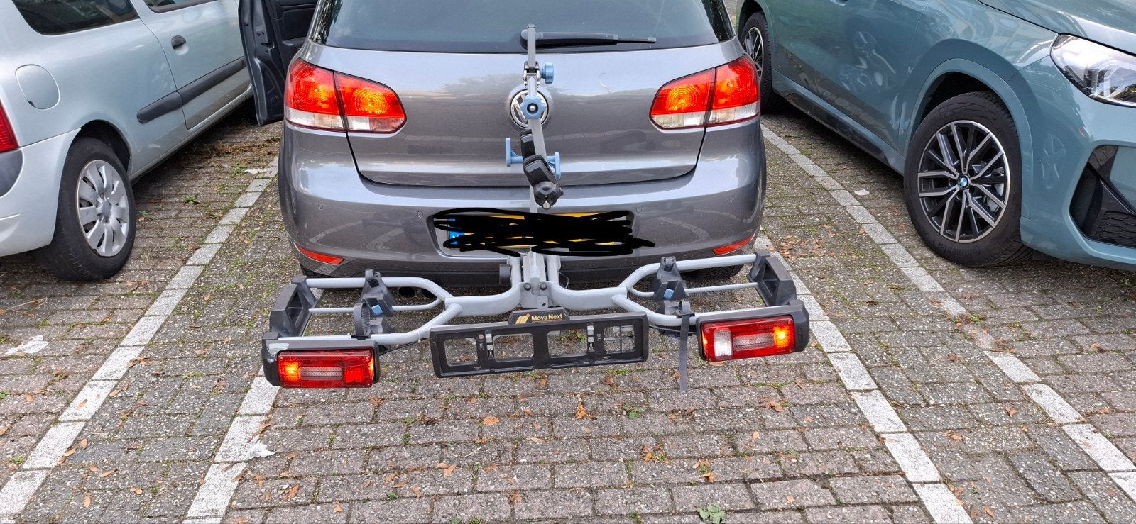 Movanext fietsendrager voor 2 fietsen, Ophalen, 2 fietsen, Gebruikt, Trekhaakdrager