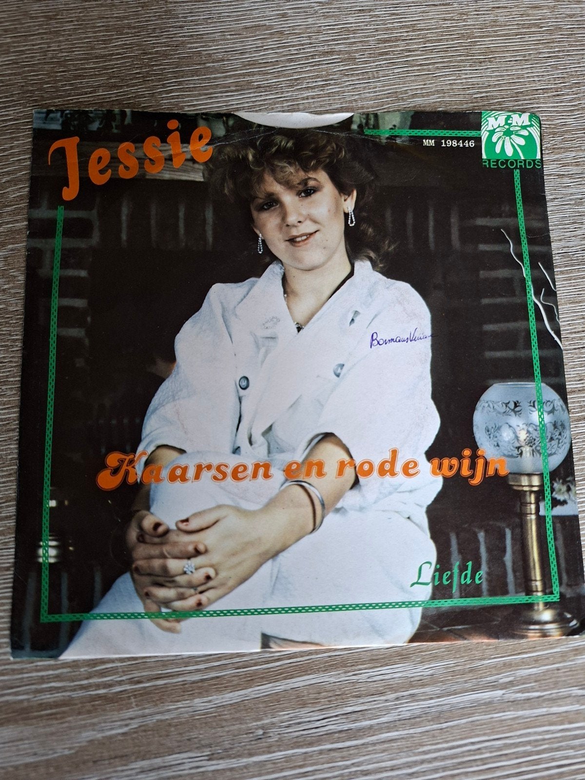 Jessie - Kaarsen en rode wijn / Liefde (Piratenhits), Gebruikt, Originele persing, 7 inch, Ophalen of Verzenden