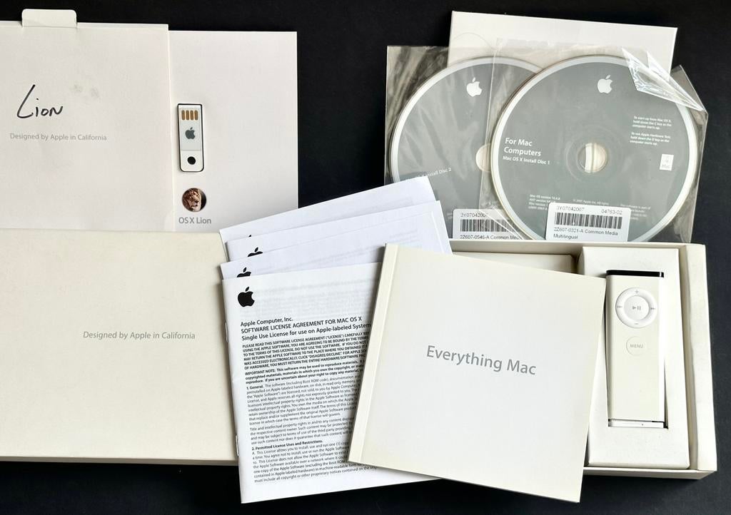 Vintage Apple pretpakket met o.a. Remote, Computers en Software, Ophalen of Verzenden
