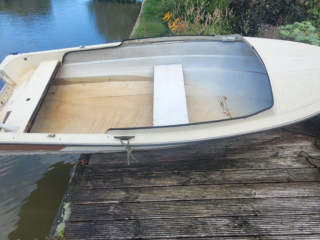 Visboot + bb.motor, Watersport en Boten, Ophalen, Gebruikt
