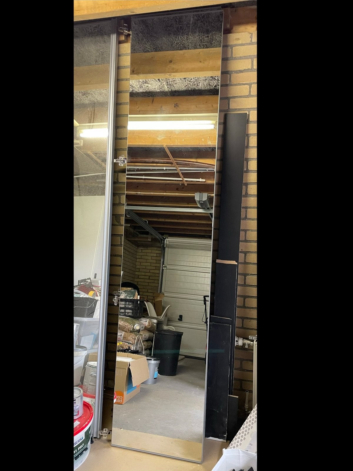 2x spiegeldeur voor Ikea Pax kast 201 x 50 cm, Ophalen, Gebruikt, 200 cm of meer, 50 tot 100 cm